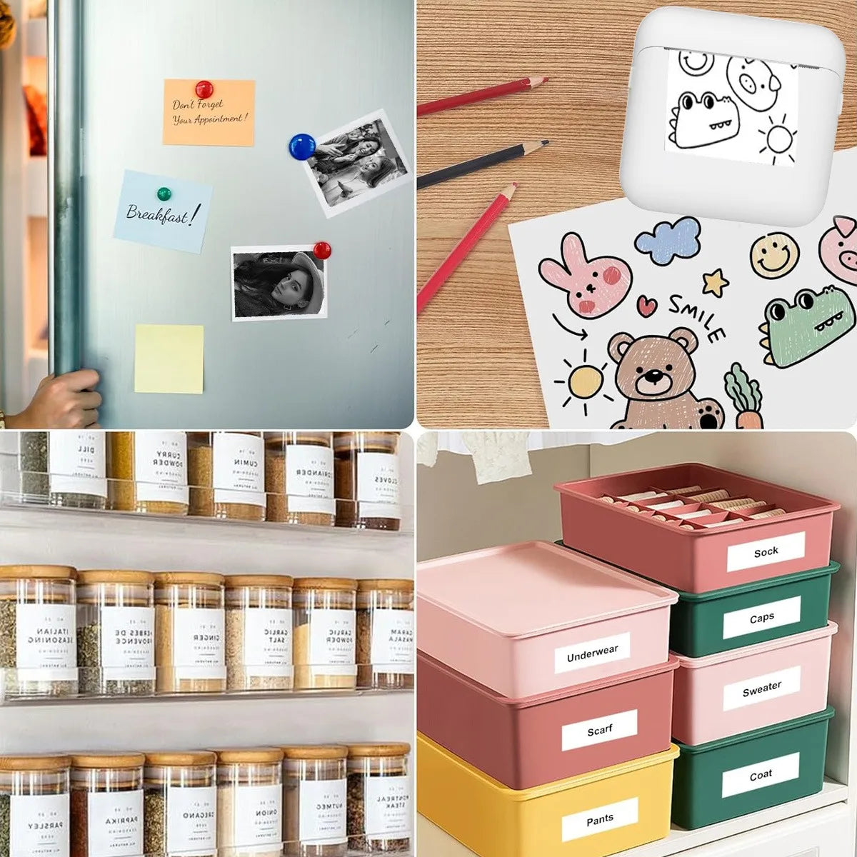 Portable Mini Photo Printer – Wireless Pocket Printer for Phone