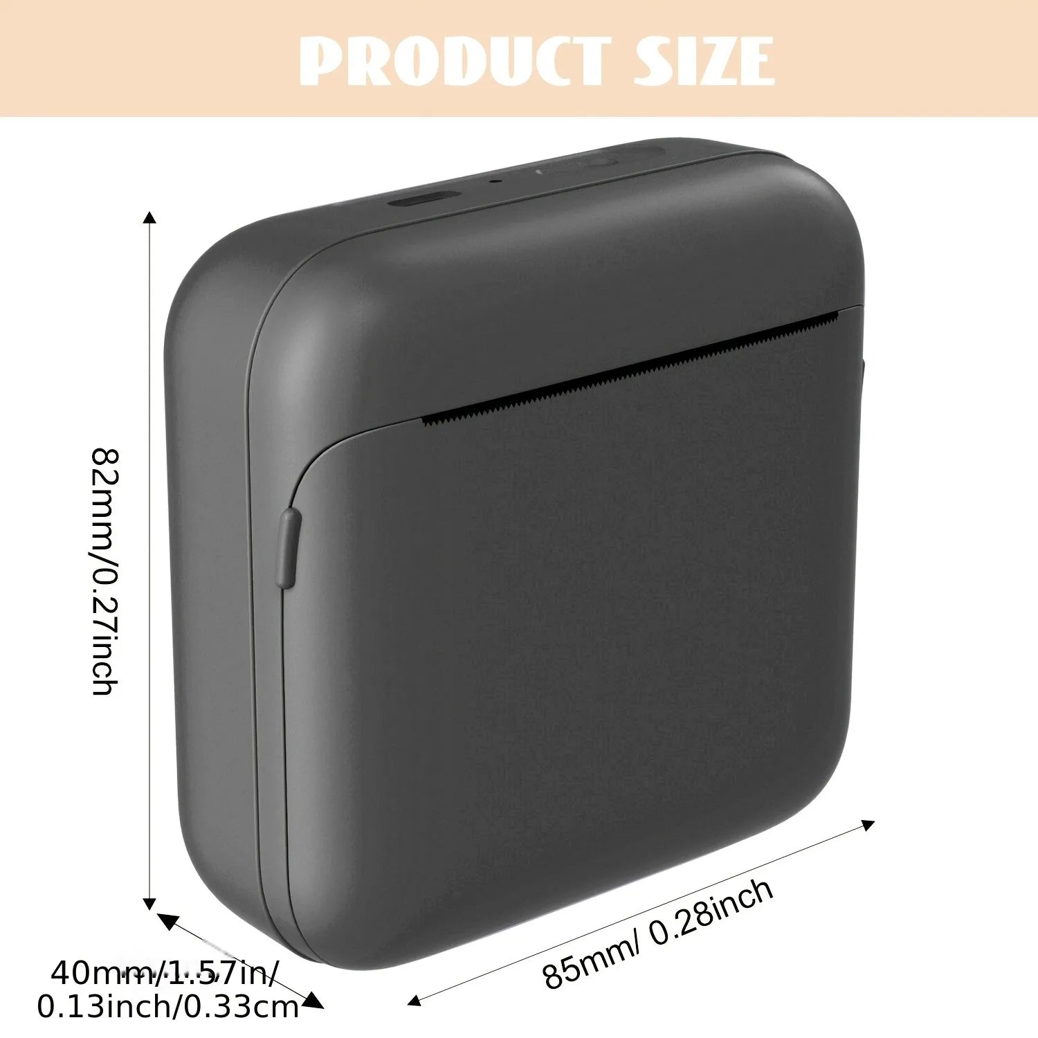 Portable Mini Photo Printer – Wireless Pocket Printer for Phone