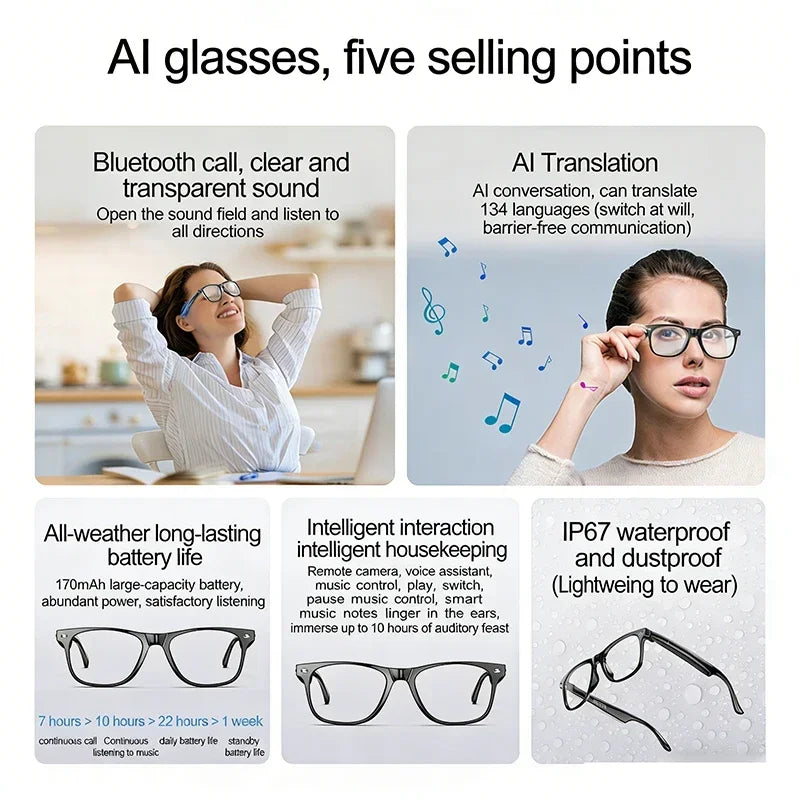 AI Smart Glasses for Men